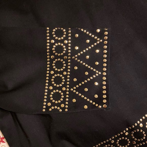 NEW Linnea by Louis Dell' Olio Dressy Black Decorated Cardi Jacket, Small NWT - Picture 4 of 14